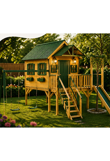 Lino Ahşap Çocuk Oyun Evi