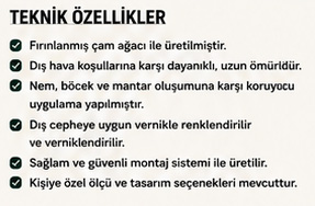 Vadi Ahşap Kulübe ve Depolama Alanı