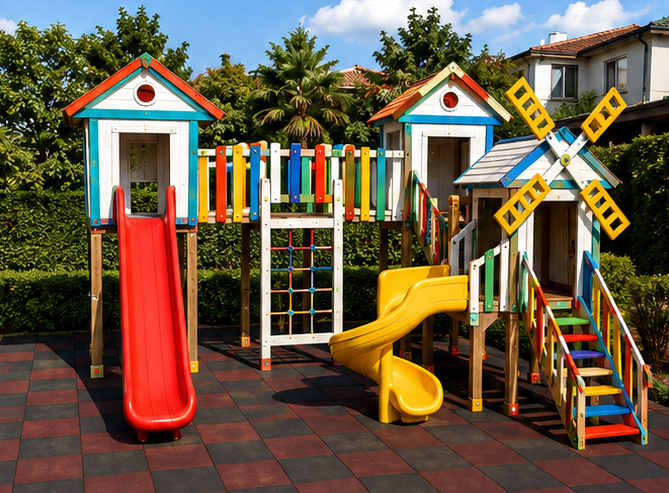 Değirmen Ahşap Oyun Parkı