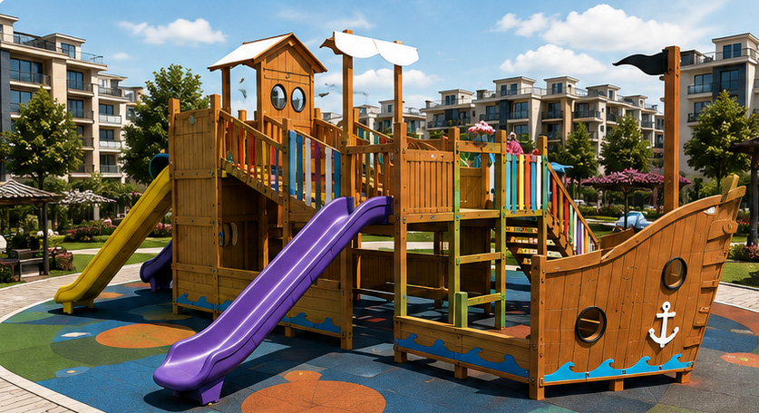 Minik Kaptan Ahşap Oyun Parkı