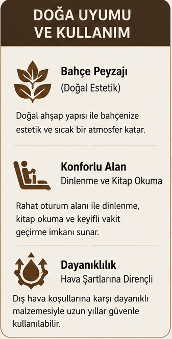 Güneş Ahşap Salıncak